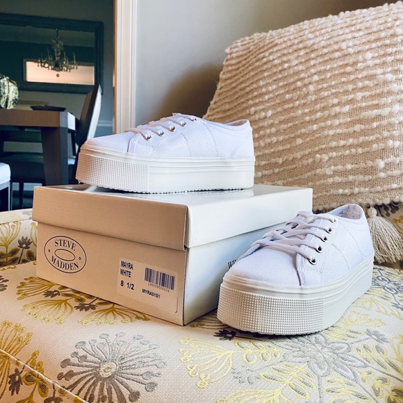 NWT Steve Madden Mayra Platform Sneaker - Picture 8 of 11